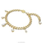dextera náramok zmiešané strihy, biele, pozlátené B8ZNT460 Swarovski šperky - Image 3