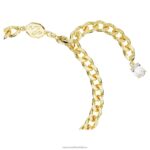 dextera náramok zmiešané strihy, biele, pozlátené B8ZNT460 Swarovski šperky - Image 4