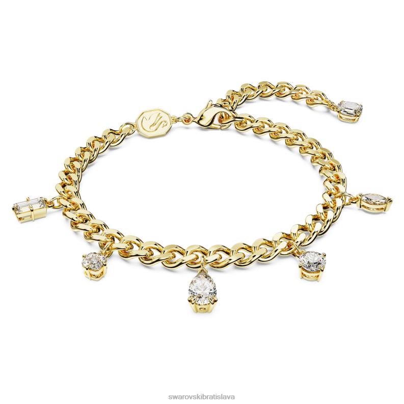 dextera_naramok_zmiesane_strihy_biele_pozlatene_b8znt460_swarovski_sperky.jpg dextera náramok zmiešané strihy, biele, pozlátené B8ZNT460 Swarovski šperky - Image 1