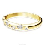 dextera náramok zmiešané strihy, biele, pozlátené B8ZNT631 Swarovski šperky - Image 3