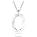 dextera prívesok tvar osemuholníka, biela, rhodiovaná B8ZNT232 Swarovski šperky - Image 5