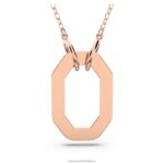 dextera prívesok v tvare osemuholníka, biele, pozlátené ružovým zlatom B8ZNT234 Swarovski šperky - Image 4