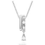 dextera prívesok zmiešané rezy, biele, rhodiované B8ZNT270 Swarovski šperky