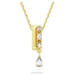dextera prívesok zmiešané strihy, biele, pozlátené B8ZNT281 Swarovski šperky