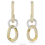 dextera visiace náušnice biela, pozlátená B8ZNT843 Swarovski šperky