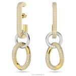 dextera visiace náušnice biela, pozlátená B8ZNT843 Swarovski šperky - Image 3