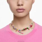 dulcis náhrdelník cukríkové, viacfarebné, pozlátené B8ZNT146 Swarovski šperky - Image 2
