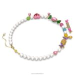 dulcis náhrdelník cukríkové, viacfarebné, pozlátené B8ZNT146 Swarovski šperky - Image 5