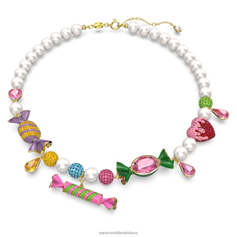 dulcis_nahrdelnik_cukrikove_viacfarebne_pozlatene_b8znt146_swarovski_sperky.jpg dulcis náhrdelník cukríkové, viacfarebné, pozlátené B8ZNT146 Swarovski šperky - Image 1