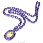 dulcis prívesok vankúšový strih, fialová B8ZNT266 Swarovski šperky - Image 3