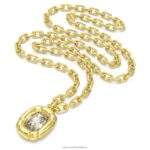 dulcis prívesok vankúšový strih, zlatý tón, pozlátený B8ZNT217 Swarovski šperky - Image 3