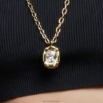 dulcis prívesok vankúšový strih, zlatý tón, pozlátený B8ZNT217 Swarovski šperky - Image 5