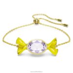 dulcisový náramok cukríkové, viacfarebné, pozlátené B8ZNT471 Swarovski šperky