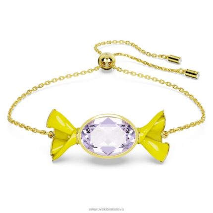dulcisový náramok cukríkové, viacfarebné, pozlátené B8ZNT471 Swarovski šperky