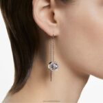 duté náušnice biela, rhodiovaná B8ZNT776 Swarovski šperky - Image 2