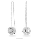 duté náušnice biela, rhodiovaná B8ZNT776 Swarovski šperky