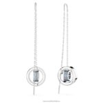 duté náušnice modrá, rhodiovaná B8ZNT828 Swarovski šperky - Image 5