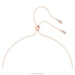 dutý prívesok biele, pozlátené ružovým zlatom B8ZNT216 Swarovski šperky - Image 2