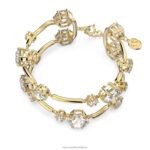 dvojitý náramok constella okrúhly výbrus, biely, pozlátený B8ZNT625 Swarovski šperky - Image 3