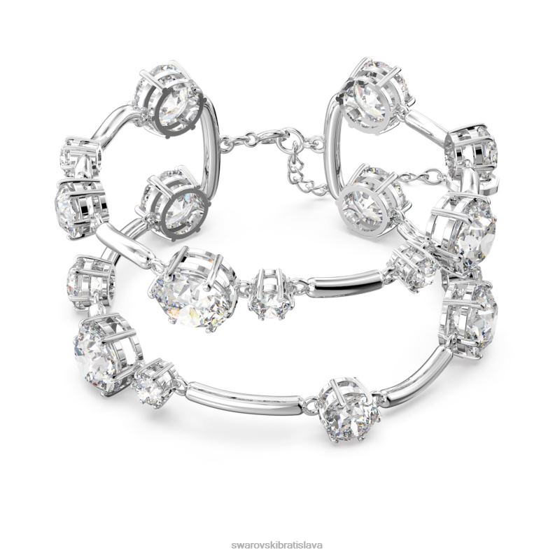 dvojity_naramok_constella_okruhly_vybrus_biely_rhodiovany_b8znt612_swarovski_sperky.jpg dvojitý náramok constella okrúhly výbrus, biely, rhodiovaný B8ZNT612 Swarovski šperky - Image 1