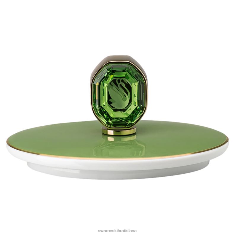 džbán na smotanu signum porcelán, zelená B8ZNT1727 Swarovski dekorácie - Image 4