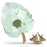 džungľa bije listový magnet zelená B8ZNT1787 Swarovski dekorácie