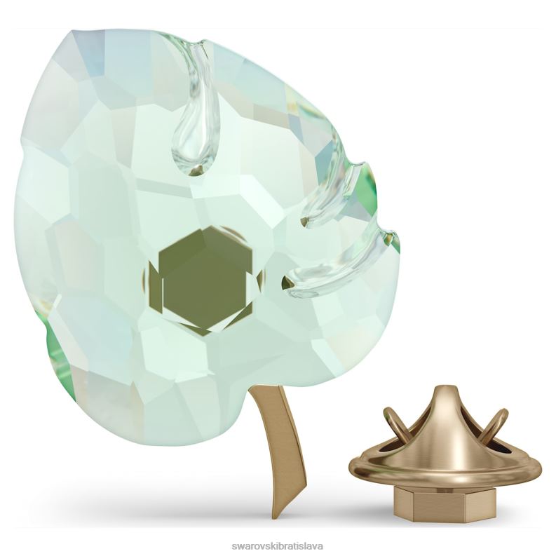 dzungla_bije_listovy_magnet_zelena_b8znt1787_swarovski_dekoracie.jpg džungľa bije listový magnet zelená B8ZNT1787 Swarovski dekorácie - Image 1