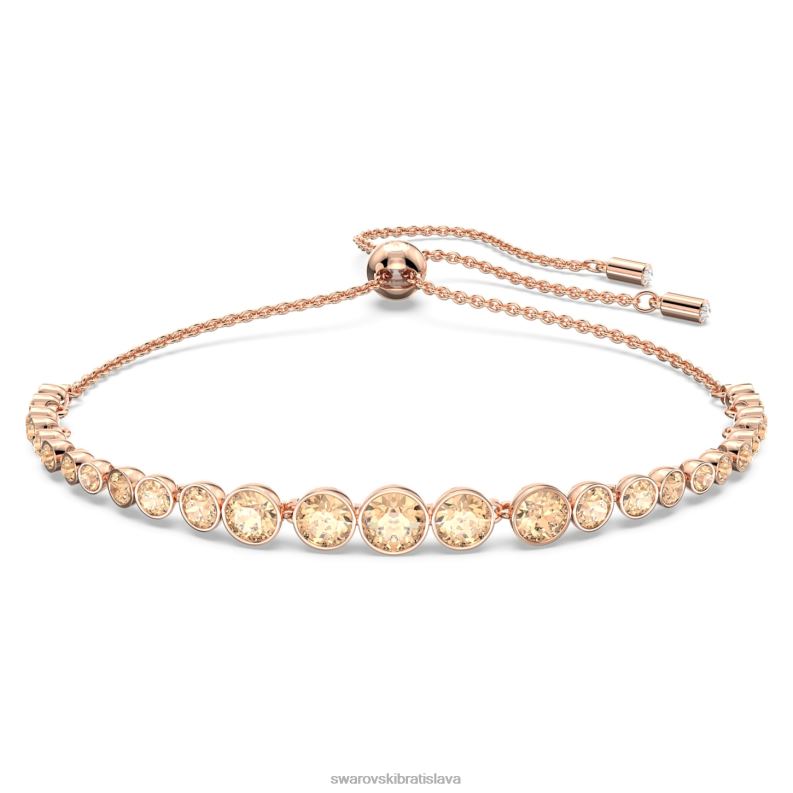 emily náramok zmiešané okrúhle strihy, ružové, pozlátené ružovým zlatom B8ZNT478 Swarovski šperky - Image 1