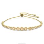 emily náramok zmiešané okrúhle výbrusy, zlatý tón, pozlátené B8ZNT482 Swarovski šperky
