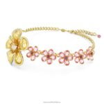 florere choker kvet, viacfarebný, pozlátený B8ZNT364 Swarovski šperky - Image 3