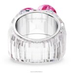 florere koktailový prsteň kvet, ružový, rhodiovaný B8ZNT1028 Swarovski šperky - Image 5