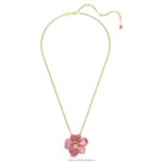 florere prívesok a brošňa dlažba, kvetina, ružová, pozlátená B8ZNT331 Swarovski šperky - Image 3