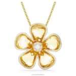 florere prívesok kvet, žltý, pozlátený B8ZNT261 Swarovski šperky