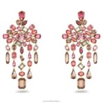gema klipsové náušnice zmiešané strihy, luster, viacfarebný, pozlátený B8ZNT945 Swarovski šperky