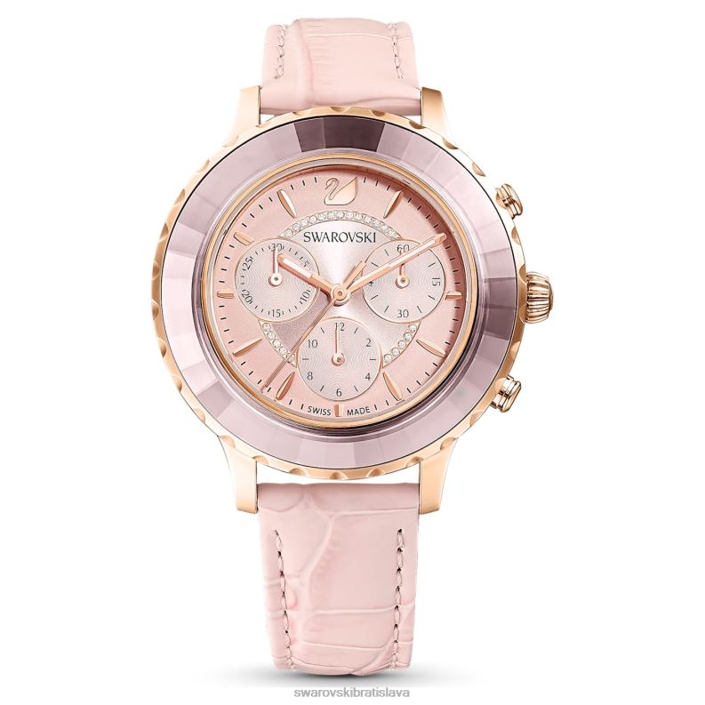 hodinky_octea_lux_chrono_svajciarska_vyroba_kozeny_remienok_ruzova_povrchova_uprava_v_ruzovom_zlate_b8znt1191_swarovski_prislusenstvo.jpg hodinky octea lux chrono švajčiarska výroba, kožený remienok, ružová, povrchová úprava v ružovom zlate B8ZNT1191 Swarovski príslušenstvo - Image 1