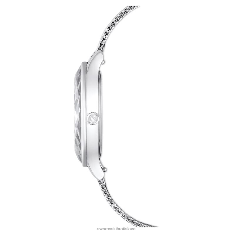 hodinky octea nova švajčiarska výroba, kovový náramok, strieborný tón, nehrdzavejúca oceľ B8ZNT1242 Swarovski príslušenstvo - Image 7