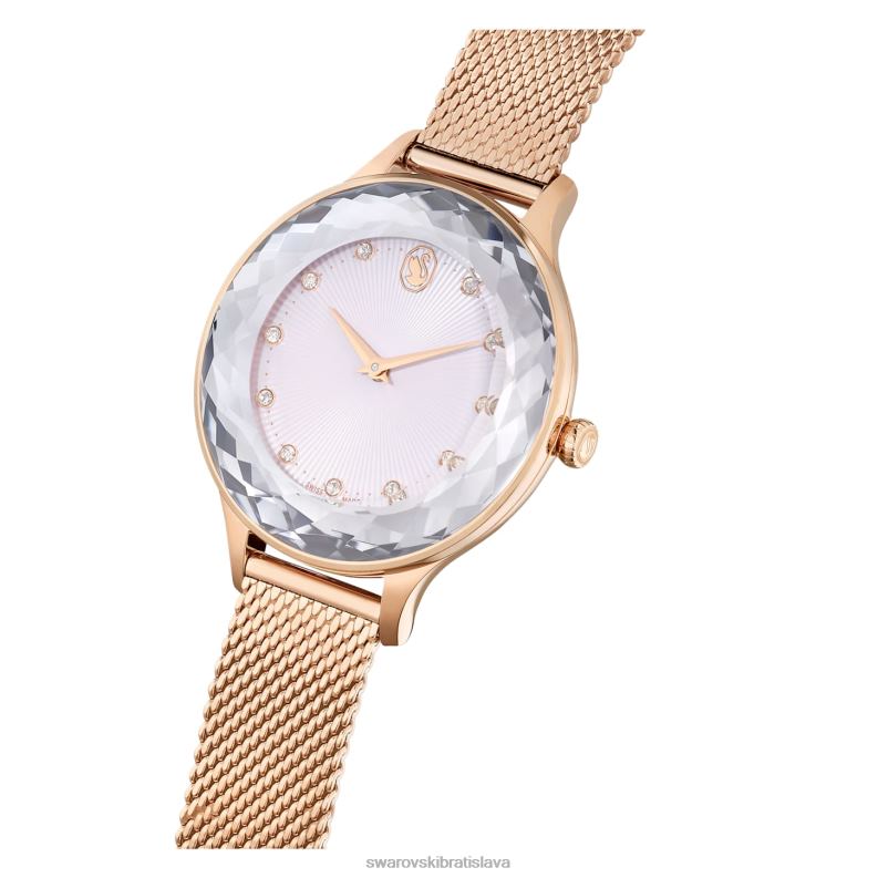 hodinky octea nova švajčiarska výroba, kovový náramok, tón ružového zlata, povrchová úprava v tóne ružového zlata B8ZNT1198 Swarovski príslušenstvo - Image 5