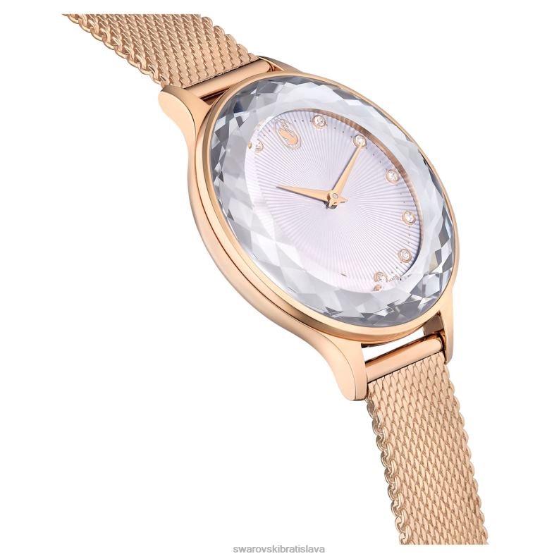 hodinky octea nova švajčiarska výroba, kovový náramok, tón ružového zlata, povrchová úprava v tóne ružového zlata B8ZNT1198 Swarovski príslušenstvo - Image 6