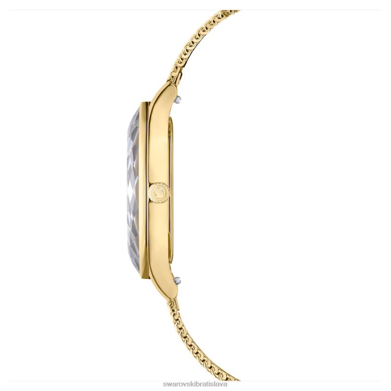 hodinky octea nova švajčiarska výroba, kovový náramok, zlatý tón, zlatá povrchová úprava B8ZNT1147 Swarovski príslušenstvo - Image 7