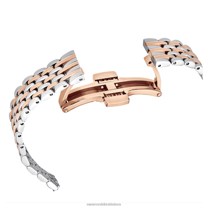 hodinky s kryštalickou aurou švajčiarska výroba, kovový náramok, tón ružového zlata, povrchová úprava zmiešaný kov B8ZNT1167 Swarovski príslušenstvo - Image 7
