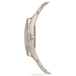 hodinky s kryštalickou aurou švajčiarska výroba, kovový náramok, zlatý tón, šampanské zlaté prevedenie B8ZNT1138 Swarovski príslušenstvo - Image 3