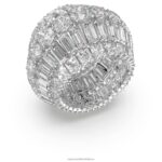hyperbola koktailový prsteň zmiešané rezy, biele, rhodiované B8ZNT1057 Swarovski šperky - Image 3