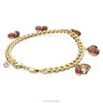 idylický náramok lienka, červená, pozlátená B8ZNT459 Swarovski šperky - Image 5