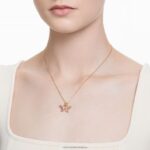 idylický prívesok motýľ, viacfarebný, pozlátený B8ZNT162 Swarovski šperky - Image 2