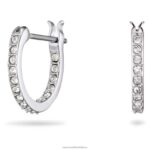 ikonické labutie náušnice labuť, modrá, rhodiovaná B8ZNT783 Swarovski šperky - Image 5