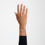 ikonický labutí náramok labuť, biela, rhodiovaná B8ZNT508 Swarovski šperky - Image 2