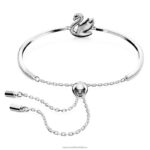 ikonický labutí náramok labuť, biela, rhodiovaná B8ZNT508 Swarovski šperky - Image 5