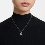 ikonický prívesok labuť labuť, biela, rhodiovaná B8ZNT233 Swarovski šperky - Image 2