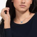 ikonický prívesok labuť labuť, modrá, rhodiovaná B8ZNT181 Swarovski šperky - Image 2