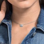 ikonický prívesok labuť labuť, modrá, rhodiovaná B8ZNT198 Swarovski šperky - Image 2